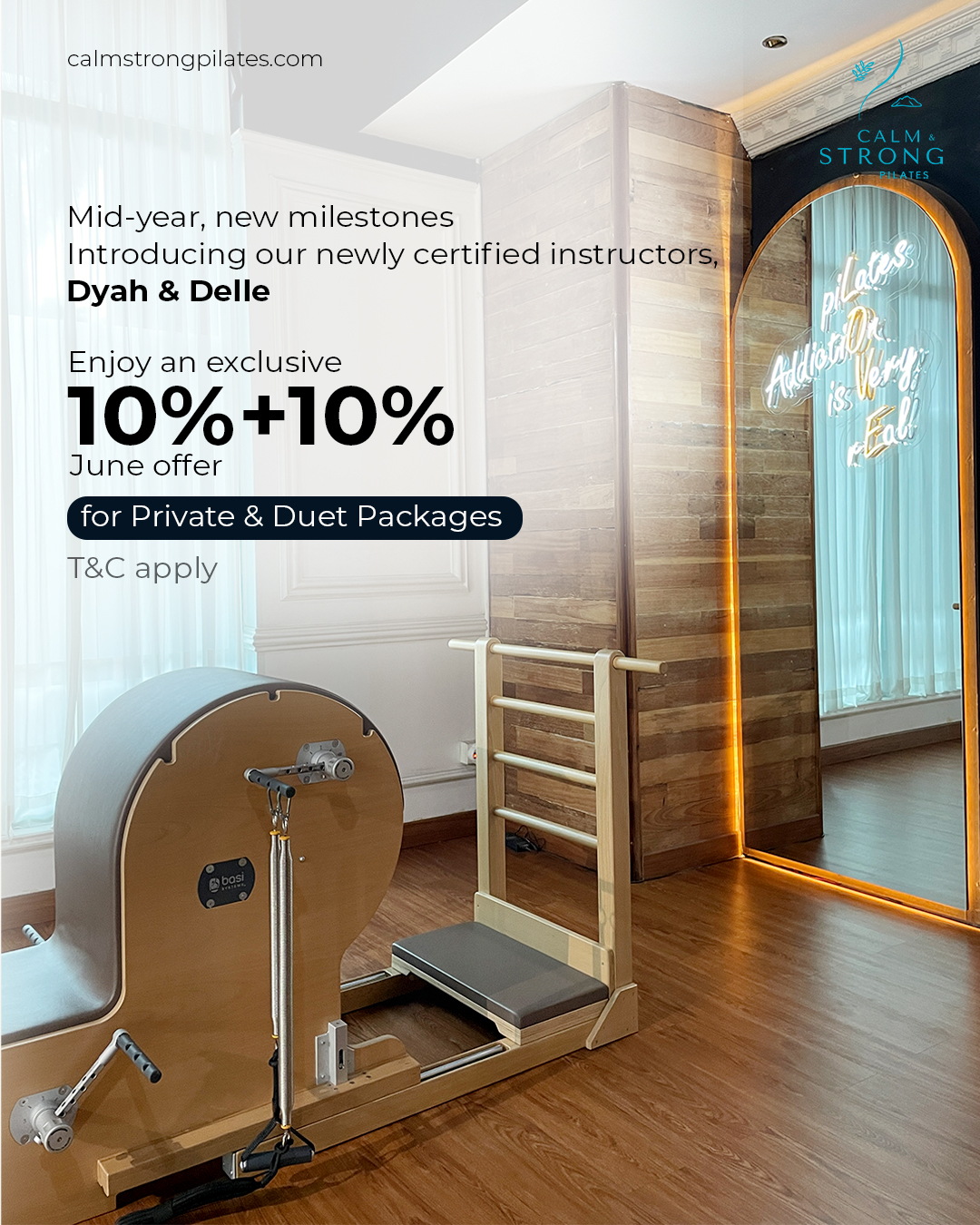 ENJOY AN EXCLUSIVE 10%+10% june offer