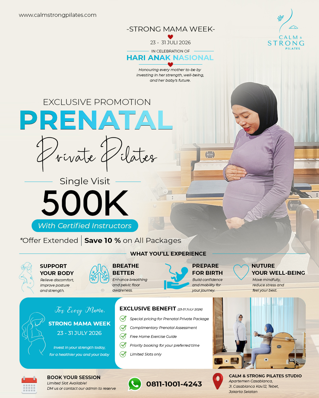PRENATAL PRIVATE PILATES